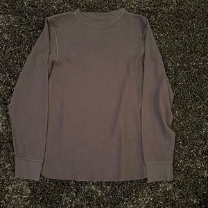 Hanes mens medium black thermal